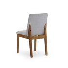 Kit 2 Cadeiras Para Sala De Jantar Estofada Madeira Maciça Ce