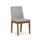 Kit 2 Cadeiras Para Sala De Jantar Estofada Madeira Maciça Ce