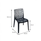 Kit 2 Cadeiras Para Sala De Jantar Gruvyer Em Polipropileno