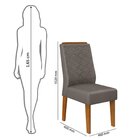 Kit 2 Cadeiras Para Sala De Jantar Lidia Freijó/lunar