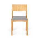 Kit 2 Cadeiras Para Sala De Jantar Madeira Maciça Less  Cinza