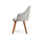 Kit 2 Cadeiras Para Sala De Jantar Manuela Cinza