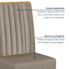 Kit 2 Cadeiras Para Sala De Jantar Pés Em Madeira Maciça Mari