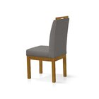 Kit 2 Cadeiras Para Sala De Jantar Portinari Cinza Claro