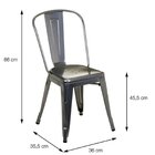 Kit 2 Cadeiras Para Sala De Jantar Retrô Branco