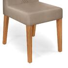 Kit 2 Cadeiras Para Sala De Jantar Yasmin D04 Carvalho Nobre/