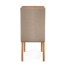 Kit 2 Cadeiras Para Sala De Jantar Yasmin D04 Carvalho Nobre/