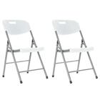 Kit 2 Cadeiras Paris Dobráveis Branca