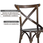 Kit 2 Cadeiras Paris Estilo Vintage Em Madeira Maciça - Acaba