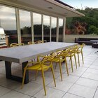 Kit 2 Cadeiras Polipropileno Alegra Espresso Móveis Amarelo