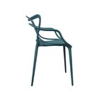 Kit 2 Cadeiras Polipropileno Alegra Espresso Móveis Verde Java