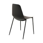 Kit 2 Cadeiras Polipropileno Miami  Preto