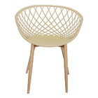 Kit 2 Cadeiras Poltrona Clarice Sidera Nest Web C/ Apoio De B