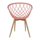 Kit 2 Cadeiras Poltrona Clarice Sidera Nest Web C/ Apoio De B