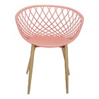 Kit 2 Cadeiras Poltrona Clarice Sidera Nest Web C/ Apoio De B