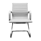 Kit 2 Cadeiras Presidente Esteirinha Baixa Com Base Fixa Preto