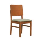 Kit 2 Cadeiras Quéops Madeira Maciça Encosto Anatômico Assent