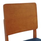 Kit 2 Cadeiras Quéops Madeira Maciça Encosto Anatômico Assent