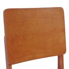 Kit 2 Cadeiras Quéops Madeira Maciça Encosto Anatômico Assent