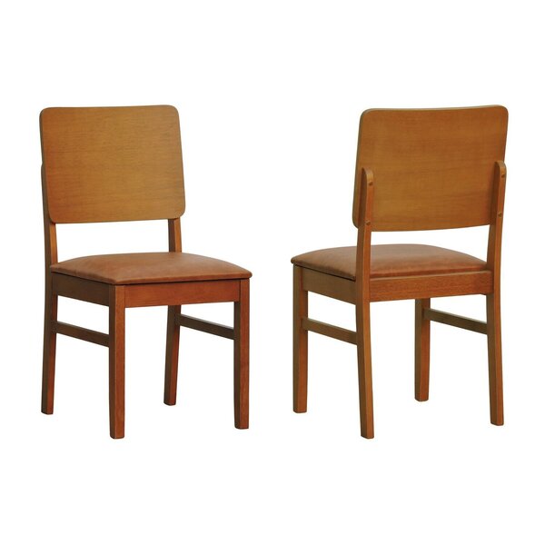 Kit 2 Cadeiras Quéops Madeira Maciça Encosto Anatômico Assent