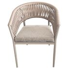 Kit 2 Cadeiras Ravello Caraíva Fratini Encosto Corda Náutica