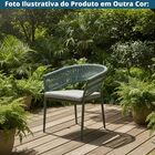 Kit 2 Cadeiras Ravello Caraíva Fratini Encosto Corda Náutica