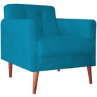 Kit 2 Cadeiras Recepção Poltrona Decorativa Escritório Emanue