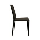 Kit 2 Cadeiras Revestimento Pvc Amanda   Marrom