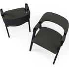 Kit 2 Cadeiras Sala De Jantar Estar Living Estofada Suran L02