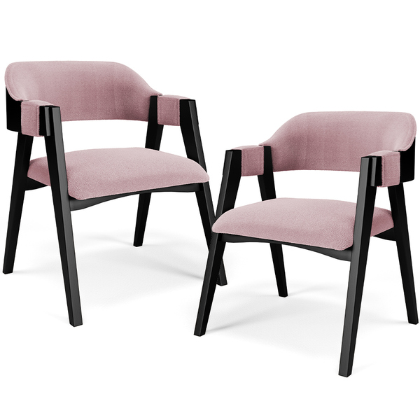 Kit 2 Cadeiras Sala De Jantar Estar Living Estofada Suran L02