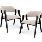 Kit 2 Cadeiras Sala De Jantar Estar Living Estofada Suran L02