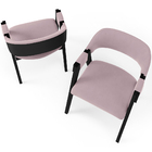 Kit 2 Cadeiras Sala De Jantar Estar Living Estofada Suran L02