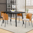 Kit 2 Cadeiras Sala De Jantar Estofada Gavi L02 Couríssimo Wh