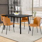 Kit 2 Cadeiras Sala De Jantar Estofada Gavi L02 Couríssimo Wh