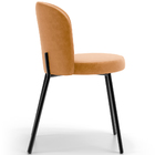 Kit 2 Cadeiras Sala De Jantar Estofada Gavi L02 Couríssimo Wh