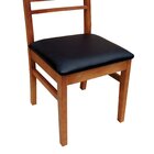 Kit 2 Cadeiras Savana Madeira Maciça Encosto Ripado Assento E