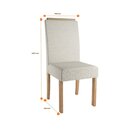 Kit 2 Cadeiras Styllo Mel/claro