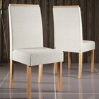 Kit 2 Cadeiras Styllo Mel/claro