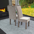 Kit 2 Cadeiras Talismã New Nevada Madeira De Eucalipto