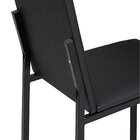 Kit 2 Cadeiras Tubo E Assento Em Linho Dubai Preto