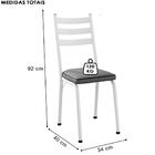 Kit 2 Cadeiras Tubular Europa 118 Branco Artef