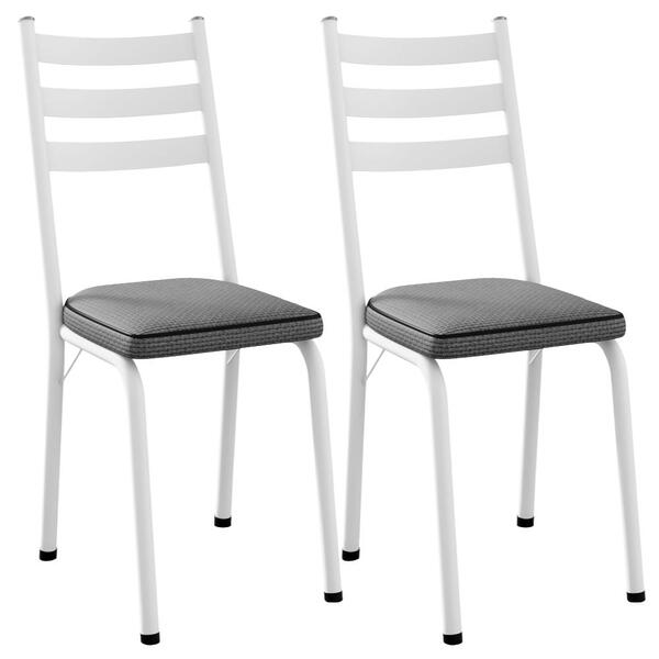 Kit 2 Cadeiras Tubular Europa 118 Branco Artef