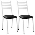 Kit 2 Cadeiras Tubular Europa 118 Branco Artef