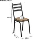 Kit 2 Cadeiras Tubular Europa 118 Preto Artef