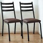 Kit 2 Cadeiras Tubular Europa 118 Preto Artef