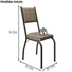 Kit 2 Cadeiras Tubular Europa 258 Pt