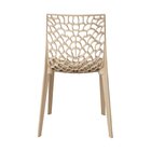 Kit 2 Cadeiras Vazada Em Polipropileno Gruvyer Espresso Móvei