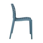 Kit 2 Cadeiras Vazada Em Polipropileno Gruvyer Espresso Móvei