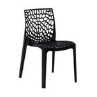 Kit 2 Cadeiras Vazada Em Polipropileno Gruvyer Espresso Móvei