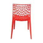 Kit 2 Cadeiras Vazada Em Polipropileno Gruvyer Espresso Móvei